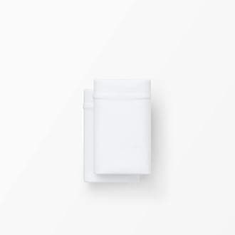 Purple SoftStretch Pillowcase Set, Standard Size, Bamboo Blend, Moisture-Wicking, Silky Smooth, True White Fits Purple Pillows & More