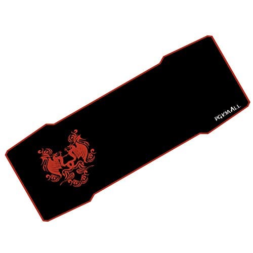 PGKMALL 2016 Newest mouse pad Dragon-pattern Extended Huge Cool Gaming mouse pad 31.5''x13.7''x0.12'' Dimension Non-slip Rubber Base Waterproof surface Silky Smooth. (31.5''×13.7‘’)