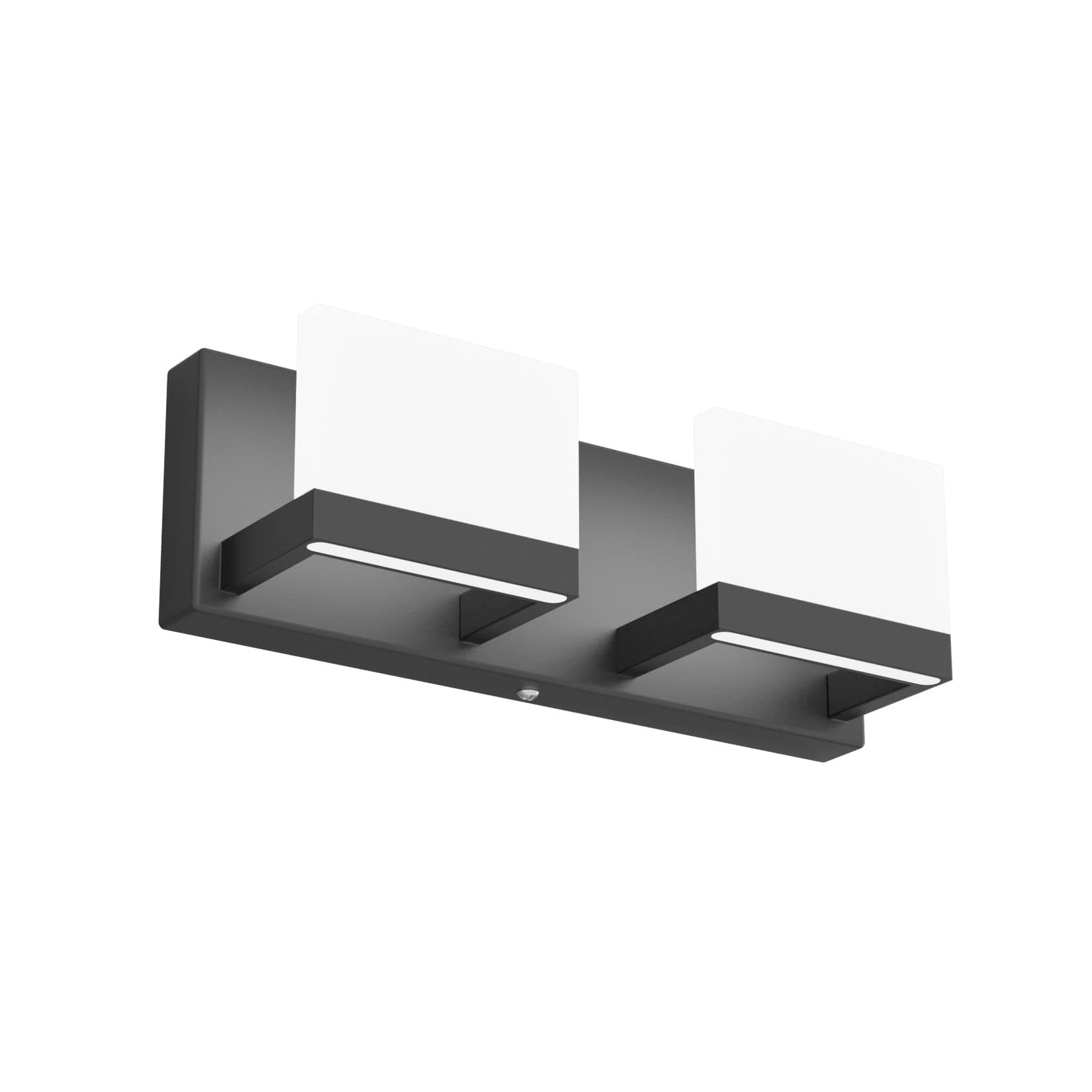 Tipace LED Dimmable Bathroom Vanity Light - 2 Lights Frosted White Acrylic Up and Down Fixture Over Mirror (6000K)