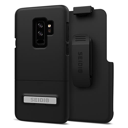 Seidio Surface Combo with Kickstand for Samsung Galaxy S9 Plus (Black /Black)