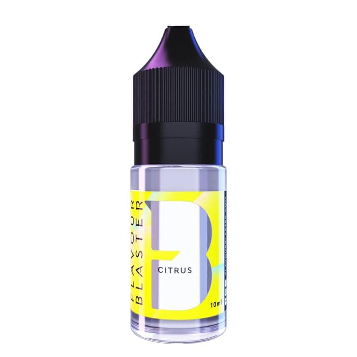 FLAVOUR BLASTER Citrus Aromatic Refill for Cocktail Smoke Bubble Gun - 10ml | Elevate Drinks & Food with Fresh & Sweet Fruit Flavors | 250 Aroma Clouds per Bottle | Vegan, Pure & Natural Ingredients