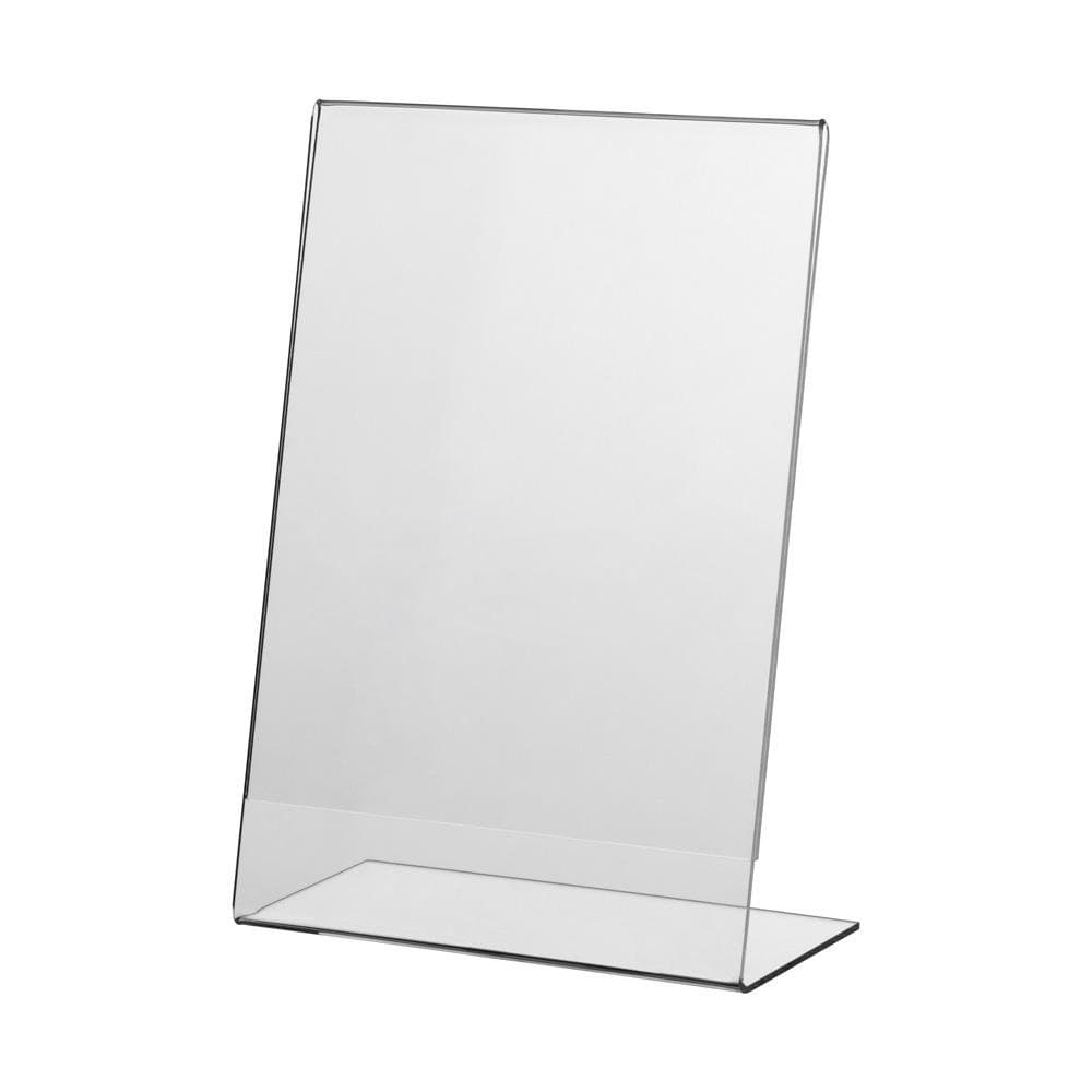 10x A4 Acrylic Poster Menu Holder Lean To Perspex Leaflet Display Stands - Free Delivery
