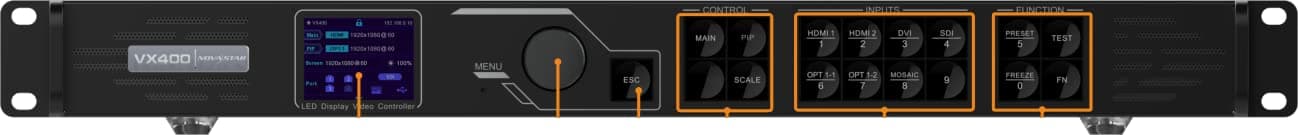 VX400 Novastar LED Display All-in-One Controller LED Video Processor Novastar VX400