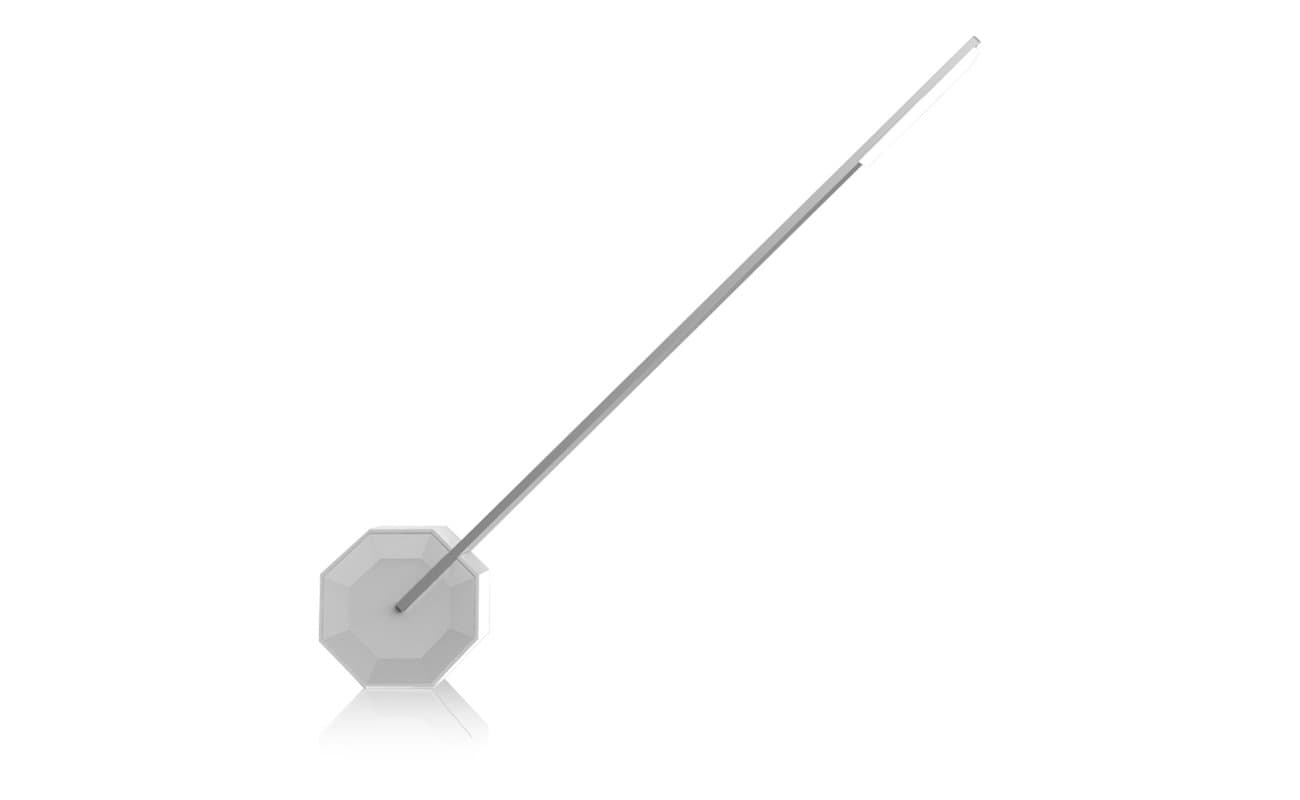 HASLED Energy Saving LED Lamp, Aluminium, White