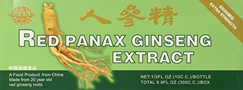Global 20 Year Old Red Panax Ginseng Extract -Extra Strength- 10ml X 30 Bottles - Value Pack by GBL