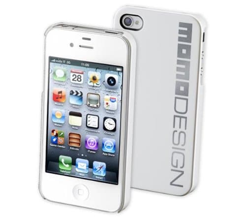 Cellular Line MOMO Design Protective Case for Apple iPhone 4 / 4S White