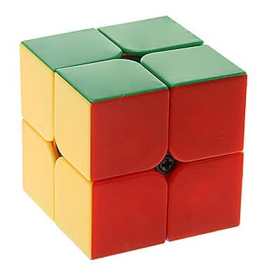 GSSO Qiyi Heimanba 2X2X2 Colored Stickerless Magic Cube