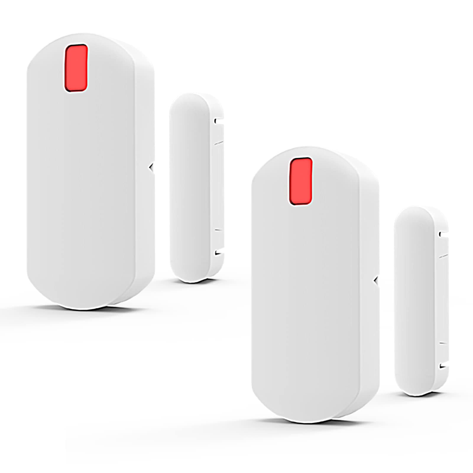 Window & Door Entry Sensor 2 PCS - Protection Compatible with YISEELE WiFi Home Security System (Work with YX-800)