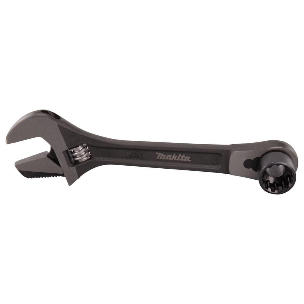 Makita B-65458 10Pcs 3/8"Socket+ 1Pc Pass-Thru Adjustable Wrench (200Mm)