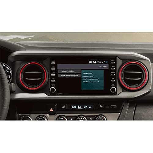 JDMCAR Compatible with Tacoma A/C Vent Ring Outer Trim Decoration Covers fit 2016-2021 Tacoma A/C Outlet Vent Accessories -(4-pcs Set, Red)