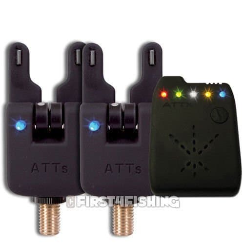Gardner ATTs Bite Alarms & V2 ATTx Receiver Set of 2 - Carp Pike Fishing Tackle