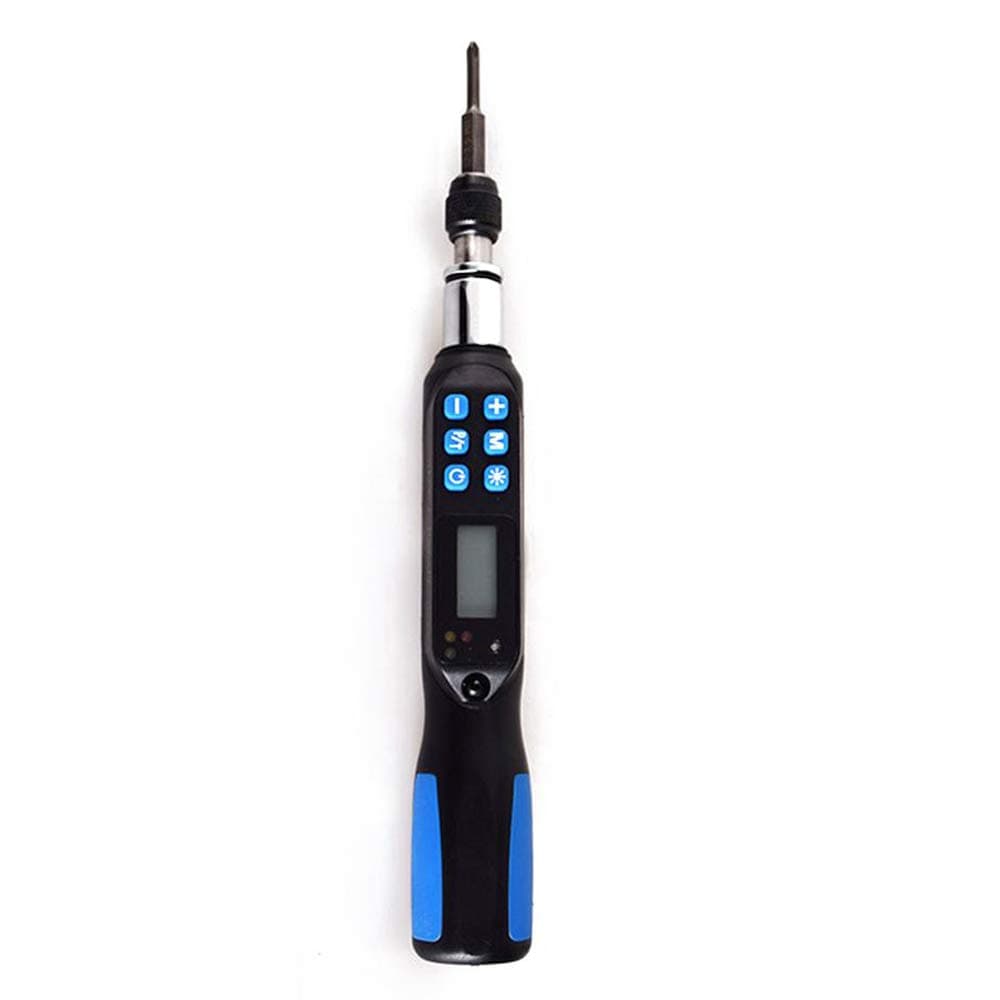 GMKD Digital Torque Screwdriver, Portable Pair Hand Screwdriver with Buzzer and Alarm Light, 1/4 Inch Drive without Torque Cable Screwdriver, Display Margin 0.05-0.5NM