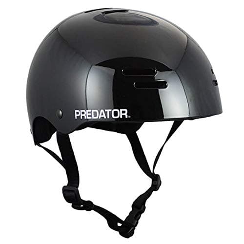Predator Helmets Sk8 Gloss Black Skate Helmet - X-Small/Small