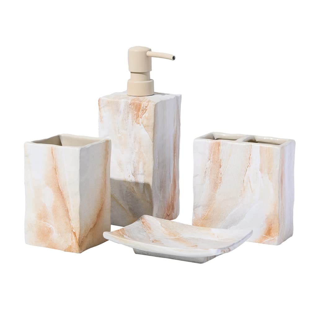 water transfer printing ceramic bath set