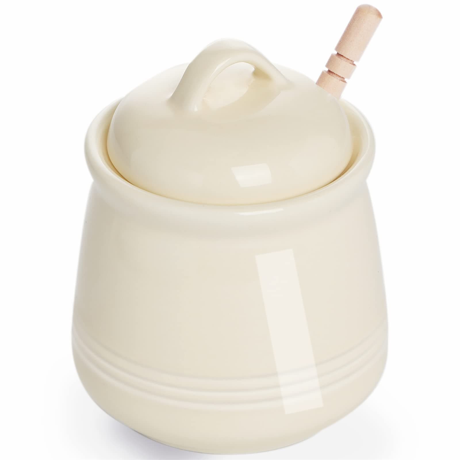 Porcelain Honey Pot