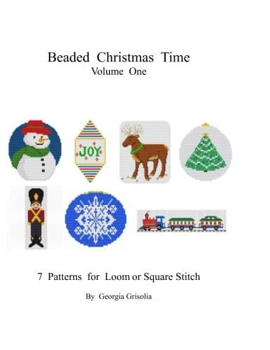Beading Christmas Time Volume One: Patterns for ornaments Paperback – Large Print, October 6, 2015