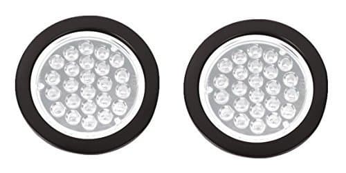 Bajato: Round LED 4" Reverse EXTERIOR Lamp Light CLEAR Trailer/Tractor RUBBER RING(2 pcs.)- 12000103