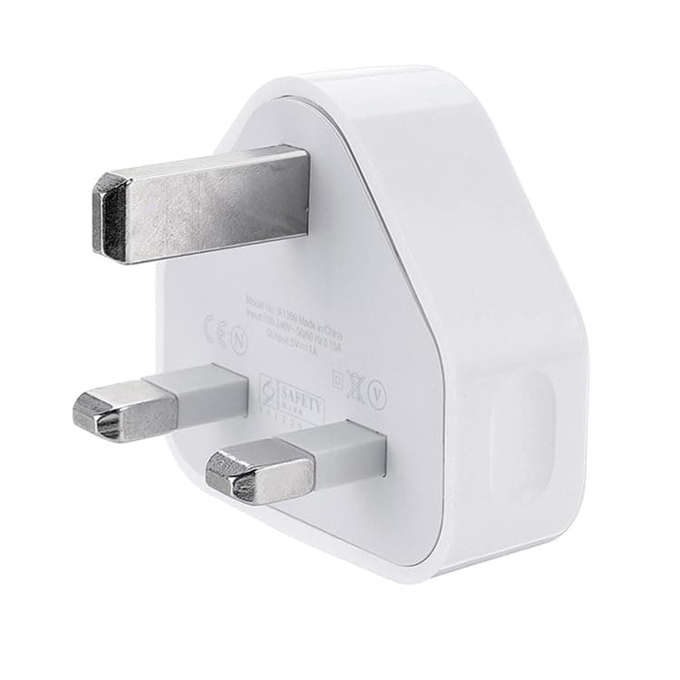 USB Plug Adapter UK Power Adapter 1.0A 5V Wall Charger For Smartphones, Trevel