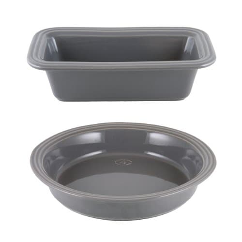 Appolia Gaia 2-Piece Dessert Baker Set, Grey Moonlight