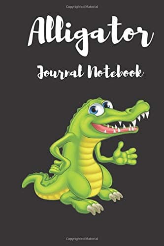 Alligator Reptile Journal Notebook: Blank-lined journal diary notebook to record your thoughts and keep you organized.