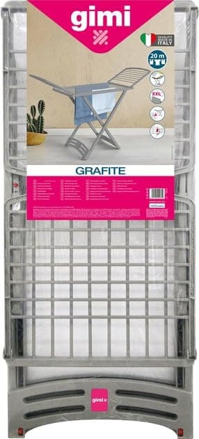 gimiGrafite Clothes Rack, Resin, Grey, 0