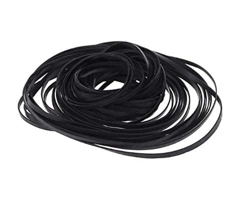 CYS 50PCS Universal Mix Cassette Tape Machine Belts Assorted Common Drive Flat Rubber Belt for CD DVD Recorders