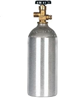 CO2 2.5 LB Aluminum Cylinder Tank CGA 320 Valve