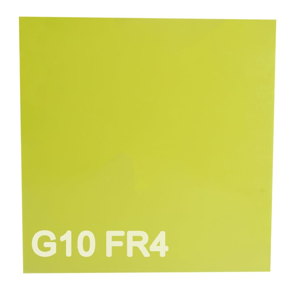 G10 FR4 Sheet Fiberglass Panel, Epoxy Resin Panel, 235x235x5mm Yellow
