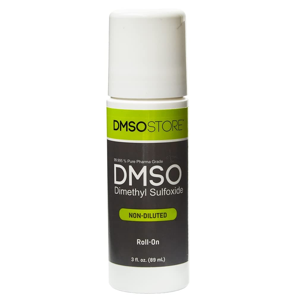 DMSO 3 oz. Roll-on Non-diluted 99.995% Low Odor Pharma Grade Dimethyl Sulfoxide Liquid