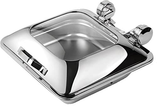 Smart Buffet Ware 1A15700 Smart W Square Chafing Dish with Glass Lid