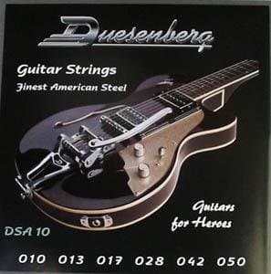 Duesenberg DSA10 string set for electric guitar 010, 050.