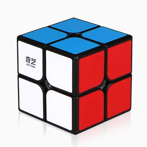 QY Toys Qidi W Speed Cube 2x2- Smooth Bright-Light Sticker