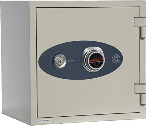Phoenix Olympian 1-Hour Dual Control Fireproof Safe for Home or Office 0.87 cu ft, Off-White, 1222
