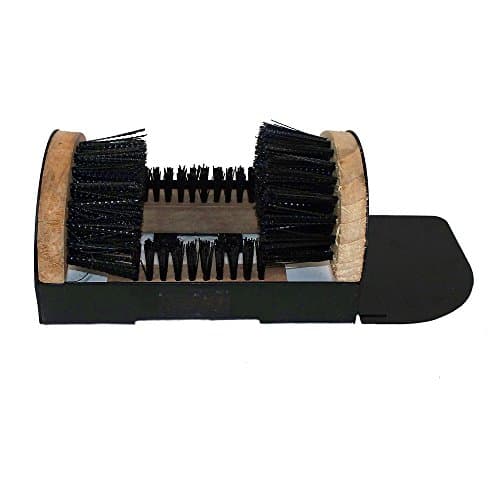 Hard Bristle Boot Scrubber with Shoe Shiner