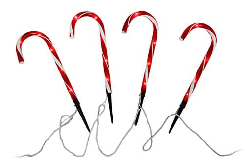 Ornate Lighting Co. Candy Cane 12-foot Path Lights - Set of 10