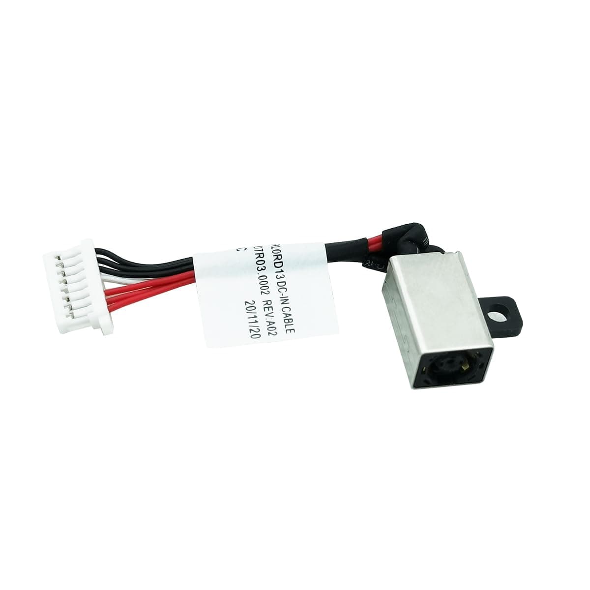 DC Power Jack Cable Replacement for Dell Inspiron 13 (5368 5378 7368 7378) 15 (5568 7569 7579 7570) Compatible Part Number PF8JG 0PF8JG 450.07R03.000 450.07R03.0021