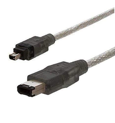 AAA PRODUCTSFirewire Cable for Sony DCR-PC100E MiniDV Camcorder - 4 to 6 Pin i.LINK Lead (For PC & Mac)