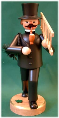 Incense Smoker - Chimney Sweeper - Good Luck Charm