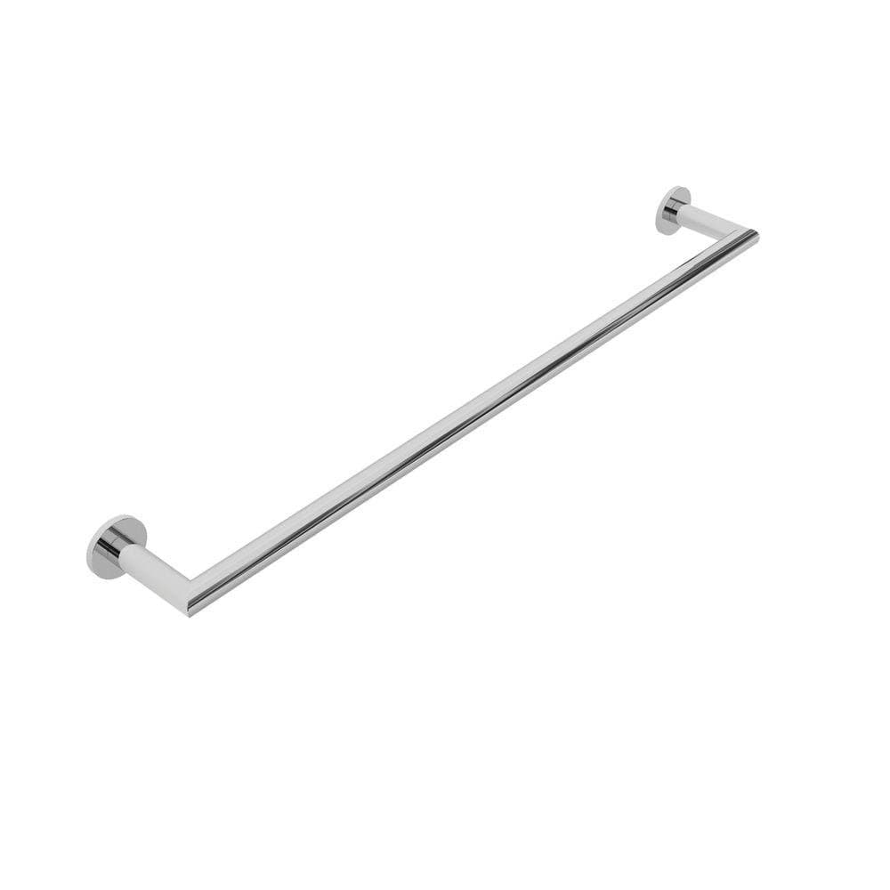 Ginger 4603/PC Kubic 61cm Towel Bar with Plain Rosette Polished Chrome,
