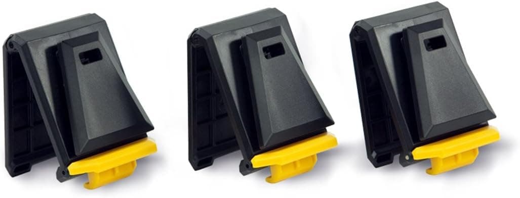 ToughBuilt ClipTech Series – 3-Piece ClipTech Hub Set, Universal Attachment Points for ClipTech Tool Pouches, Belts, and Wall Storage (TB-CT-150)