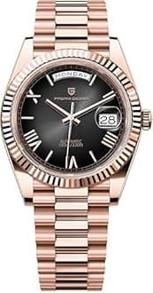 Pagani Design 1752 DD36 Watches for Men Automatic, Luxury Men's Calendar Watch, Sapphire Glass, Calibre ST16, Self-Winding Movement, Stainless Steel Watch, 100 Metres Water Resistant.