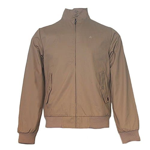 Merc London Mens Harrington Jacket Tan M