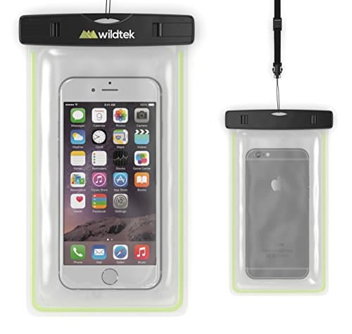 Wildtek Universal Waterproof Cell Phone Case - Black-Green