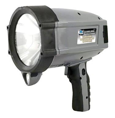 Peak 2.5m Candle Power Halogen Spotlight 2.3 Ah, 6 V 2.5 Million Candlepower