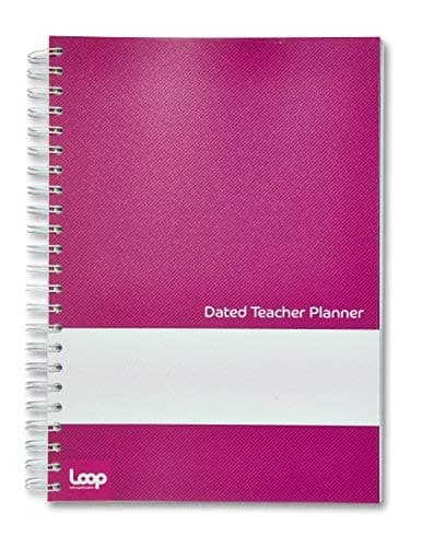 Bubblegum Pink A4 6 Lesson Academic Teacher Planner