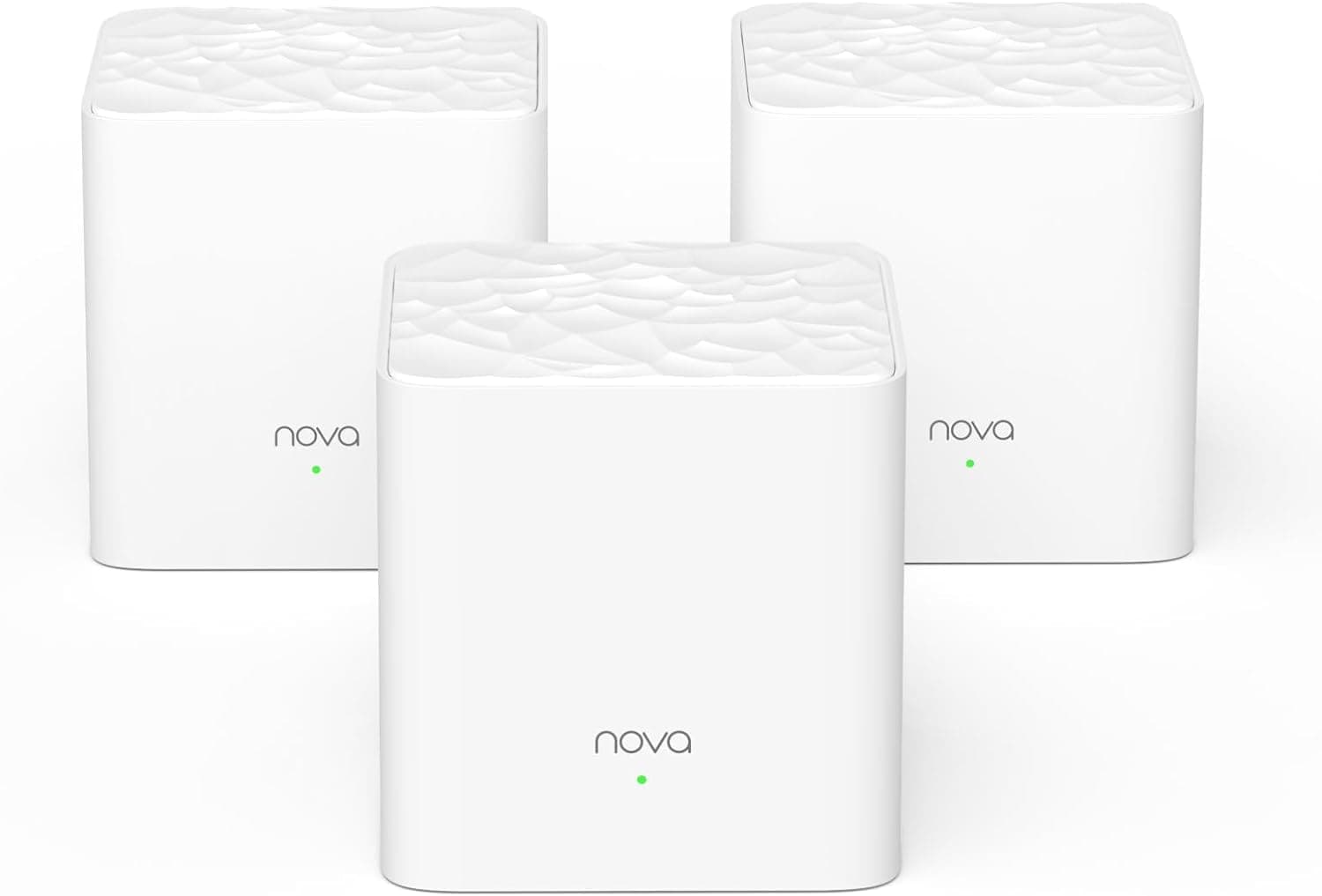 Tenda Nova Mesh WiFi System - Covers 3000 sq.ft - AC1200 Dual-Band Mesh Network for Home Internet - Parental Control - 3-Pack