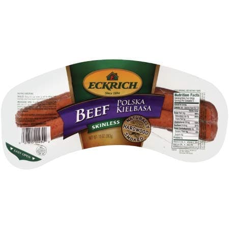 Eckrich Beef Polska Kielbasa 10 Oz (4 Pack)