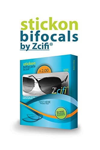 Zcifi Stick-on Bifocals +2.00