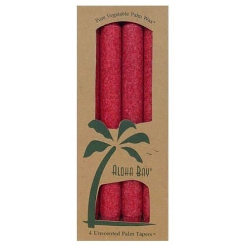 Aloha BayTAPER CANDLE,9IN,RED
