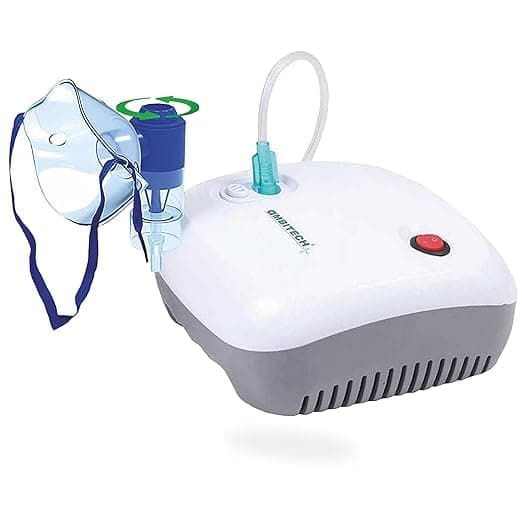 AmbiTech NC 11 Compressor Nebulizer Machine & 2 Year Replacement Warranty For Adults & Kids